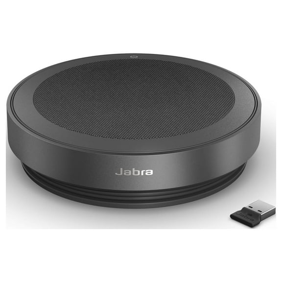 Jabra Speak2 75 - UC - Link 390a, Dark Grey Portable Speaker for Music and Calls Dark Grey