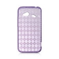 thumbnail image 3 of DreamWireless CSHTCINC4GPPCK HTC Droid Incredible 4G LTE Crystal Skin Case, Purple Checker, 3 of 3