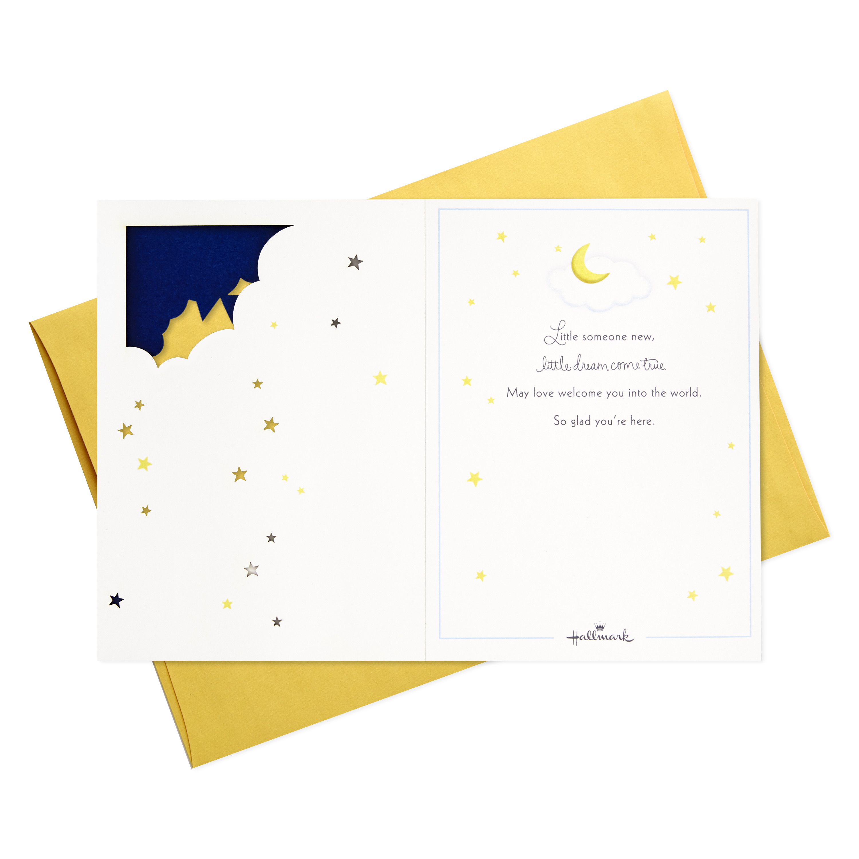 Hallmark Paper Wonder Pop Up Baby Shower Card (Cloud Nursery)
