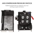 thumbnail image 4 of Compresseur d'Air Interrupteur de Pression Compresseur d'Air Interrupteur de Remplacement Robuste, 4 of 8