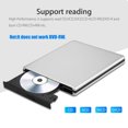 thumbnail image 2 of Portable Slim External USB 3.0 DVD CD Drive Burner Reader Player For Laptop PC for Win10/8.1/8/Vista/7/Windows2K/XP/2003, Linux, Mac 10 OS system, 2 of 7