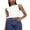 White, variant on LMLYSoH Women's Solid Color Tank Tops, Fashion Sleeveless Round Neck Ruffle Hem Smocked Tops