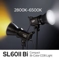 thumbnail image 2 of Lámpara LED de vídeo Godox SL60IIbi bicolor 75W 2800K-6500K, 2 of 7