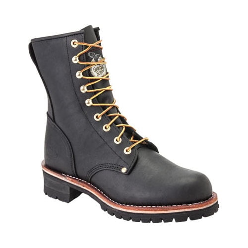 Boot Boot Men's Logger 8" Black Non SteelToe Work