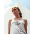 thumbnail image 2 of Cute Dog Portrait Impression. Tank Women -Image by Shutterstock, Female Small, 2 of 4