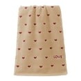 thumbnail image 2 of JeashCHAT Valentine Hand Towel for Bathroom, Cotton Face Towel, Decorative Love Heart Towels, Super Soft Thick Highly Absorbent Quick Dry Towels, 13"x29", 2 of 6
