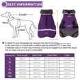 thumbnail image 6 of QBLEEV Warm Dog Coat Reflective Dog Winter Jacket，Waterproof Windproof Dog Turtleneck Clothes for Cold Weather, Thicken Fleece Lining Pet Outfit，Adjustable Pet Vest Apparel for Small Medium Large Dogs, 6 of 7