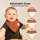 thumbnail image 3 of Baberos para bebés KeaBabies, paquete de 8 unidades, absorbentes de algodón orgánico, 3 of 9