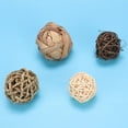 thumbnail image 4 of unids/pack pájaro loro masticar juguete conejo dentición golosinas Animal PEQUEÑO bola de hierba Sepak Takraw ToysSepak Takraw, 4 of 5