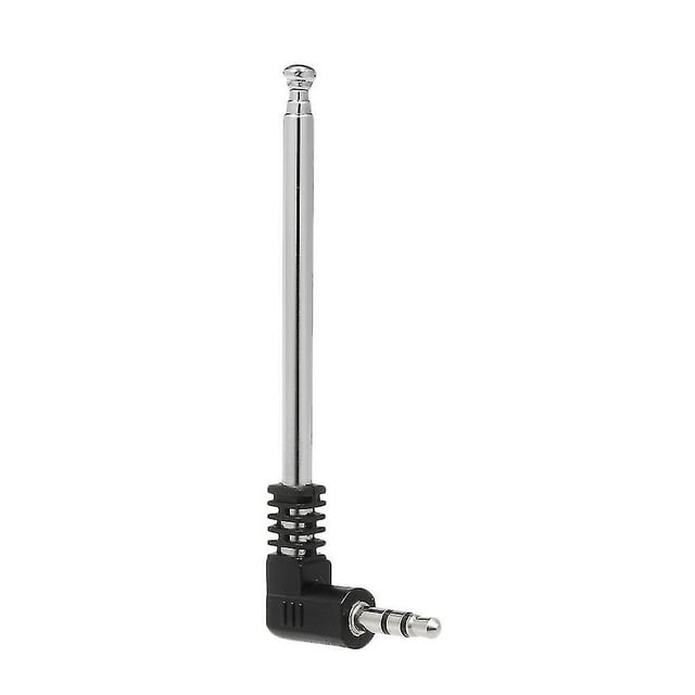 Fm Radio Antenna 3.5mm Retractable Aerial 4 Sections L-shape 240mm Antenna