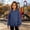 Navy, variant on Abtuhar Fall Winter Hooded Sweatshirt Pullover for Girls Solid Long Sleeve Tops with Pockets Thumb Hole Style