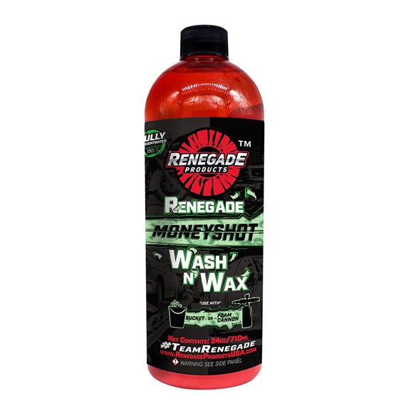 Renegade Products Moneyshot Wash N' Wax Savon pour Voitures, Camions, Bus, etc.