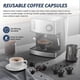 thumbnail image 4 of 10 Pcs Reusable Refillable Coffee Capsule Filters for Nespresso with Spoon Brush Kitchen Accessories, 4 of 5