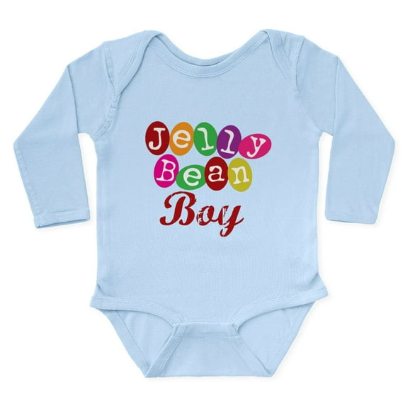 CafePress - Jelly Bean Boy Body Suit - Long Sleeve Cotton Baby Bodysuit