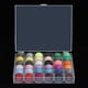 thumbnail image 5 of Caja de almacenamiento de bobina transparente portátil con coloridos suministros de máquina de coser de hilo de bobina Artesanía Hogar Hogar Escuela （36 piezas） Ecomeon no, 5 of 6