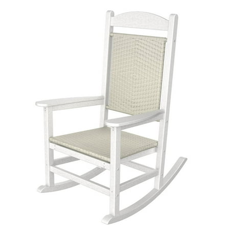 POLYWOOD® Jefferson Recycled Plastic Woven Rocker