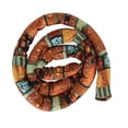 thumbnail image 2 of Coletero con espiral para rastas, estilo étnico amarillo, flexible, con alambre de hierro, para hombres y mujeres, 2 of 14