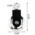 thumbnail image 3 of For Rope Or Cable Pulley System Hanging Strap Fitness Training Nylon Wheels, 3 of 11