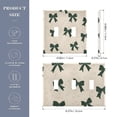 thumbnail image 3 of Dailycode Light Switch Plate Covers 3 Gang Wall Plate Plastics Outlet Covers for Kitchen Home Office Decor Green Bow, 3 of 8