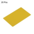 thumbnail image 3 of Uxcell 0.21mm Metal Business Cards Blank Name Card Laser Engraving Aluminum, Golden 20 Pack, 3 of 6