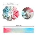 thumbnail image 2 of Tie Dye Scrunchies, 12 PCS Velvet Scrunchies for Hair in Gradient Color, Soft Rainbow Scrunchy Ponytail Holder, Hair Accessories Elastic Hair Bands for Women Girls, 2 of 6