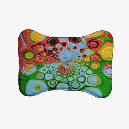 Simply Daisy Bubbles Bone Shape Pet Feeding Mat for Dogs