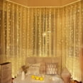 thumbnail image 3 of JOLLY Bedroom String Lights Girls Room Decor Curtain Lights Fairy Wall String Lights 200L LED for Bunk Beds Ceiling Indoor Wedding Party Christmas Multicolor, 3 of 6