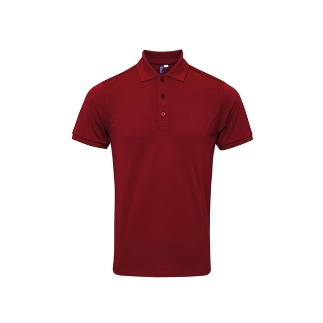 Premier Mens Coolchecker Plus Pique Polo With CoolPlus