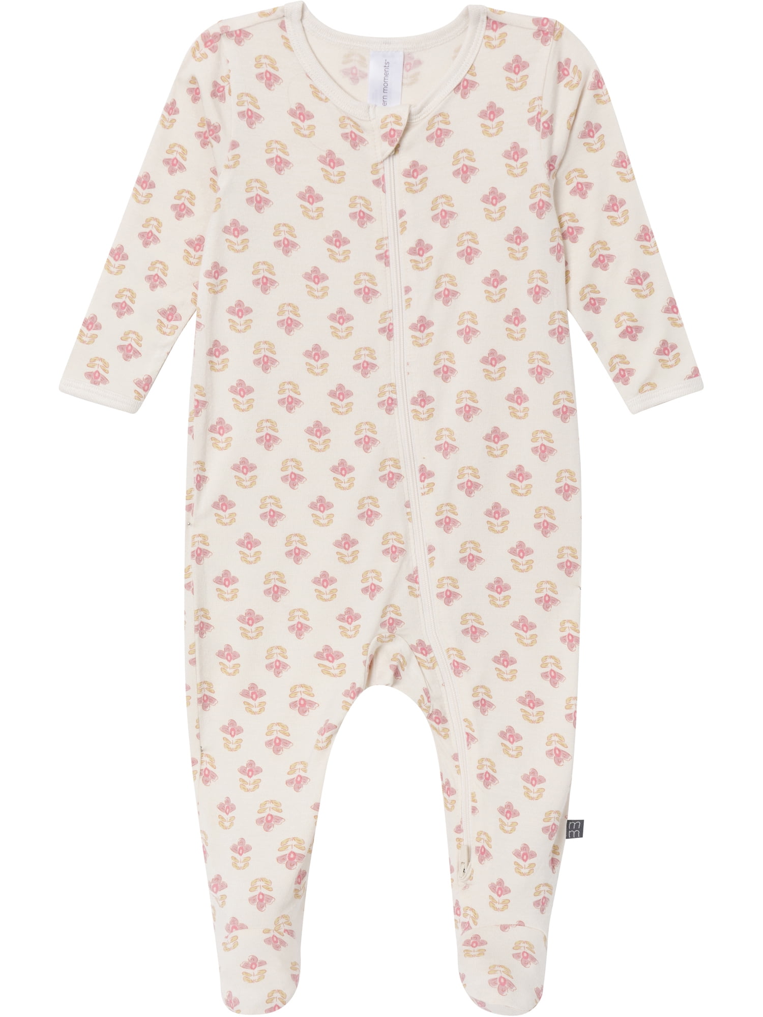 Modern Moments by Gerber Baby Neutral Viscose Sleep ´N Play Footed Pajamas, 2-Pack, Sizes Newborn - 6/9 Months