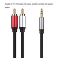thumbnail image 3 of Seitruly Cable adaptador RCA de 3,5mm, extensión de Audio de doble blindaje, altavoz de cine en casa, amplificador de potencia, accesorios Cables de audio/vídeo, 3 of 6