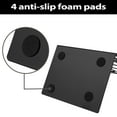 thumbnail image 4 of Aspire 1 Pair Metal Bookends, Checked Book Ends, Modern Design Heavy Duty Book Shelf Holder, Black Book Ends for Desk, 4 of 7