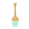thumbnail image 2 of Harpily Desktop Decor Silicone Gesture Tea Infuser Creative Silicone Top Tea Strainer Novel Home Tea Filter 1PC, 2 of 4