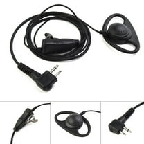 chengsi 1* Black Earphone Earpiece Headset Mic For Motorola Radio Security Walkie Talkie