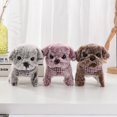 thumbnail image 4 of Electronic Plush Toys Puppy Plush Singing Interactive Puppy Stuffed Animals Animated Funny Toys Tail Wagging, Gifts for Boys Girls（Rural Dog [Red]）, 4 of 5