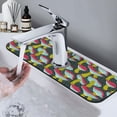thumbnail image 7 of Pofeuu Green Mushroom Print Splash Guard for Sink Faucet Sink Gadgets-Splash Guard Behind Faucet Drip Catcher for Kitchen, Bathroom,Sink Mat, 7 of 7