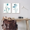 thumbnail image 3 of Stupell Industries Beautiful Minimalist Blue Flower Plant Stem Photograph, 16 x 20, Design by Albert Koetsier, 3 of 5