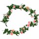 thumbnail image 1 of Enredadera de rosas artificial - Plástico, realista, no se marchita - para interior Tubo de aire acondicionado/Ventana/Balcón, 1 of 2