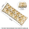 thumbnail image 4 of Rustic Vintage Sunflower Seatbelt Pillow - Plush Mastectomy Car Cushion - Retro Floral Design for Post Surgery Comfort - Pressure Relief for Women, 4 of 7