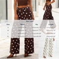 thumbnail image 4 of JUSLIO Womens Jeans,Polka Dot Print Zip Fly Straight Leg Full Length Denim Jeans, 4 of 8