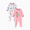 Pink White, variant on Disney Winnie the Pooh Baby Girls Boys Footed Coverall Long Sleeve Zipper Romper One-Piece Outfit