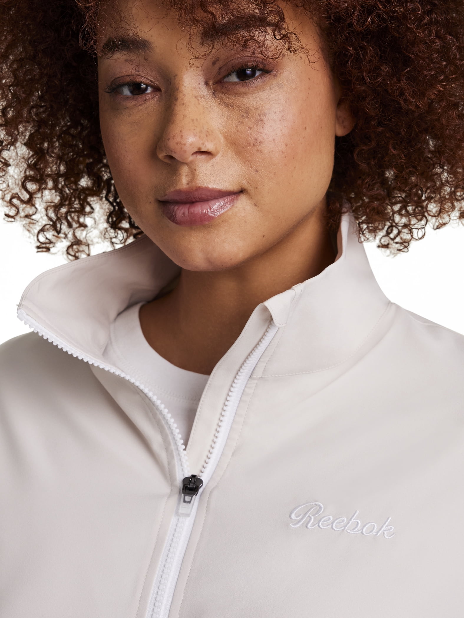 Reebok Women's and Women's Plus Courtside Full Zip Jacket, Sizes XS-4X