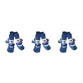 thumbnail image 3 of QualitChoice 4 Pièces Chaussures pour Animaux de Compagnie Mignonne Neige de Pluie Chaussettes Imperméables Ensemble Bonne Élasticité Couverture de Patte Bas Plancher de Bois Franc Amour d'Intérieur Bleu M 3Set, 3 of 6
