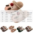 thumbnail image 4 of Agkizg Womens Fuzzy Slippers, House Slippers, Multi Size Decorative Fuzzy Lined House Slippers Warm Plushes Comfortable Indoor Winter Slippers, 4 of 7