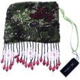 thumbnail image 2 of Mi Amore Floral Design Coin Purse Green/Multicolor, 2 of 2
