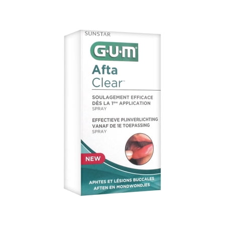 GUM Aftaclear Spray Aphtes et Lesions Buccales 15 ml