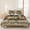 Yellow Beige, variant on 3 Pieces Queen Quilt Set,Retro Farmhouse Theme Soft Bedding Sets with 1 Quilt & 2 Pillow Shams,Country Vintage Flower Leaf Boots Plant Summer Bedspread Lightweight Coverlet Comforter for All Season
