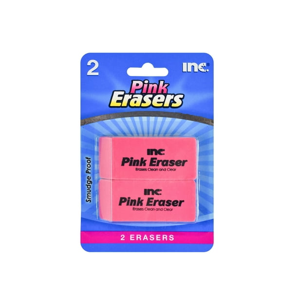 Pink Erasers, 2pk