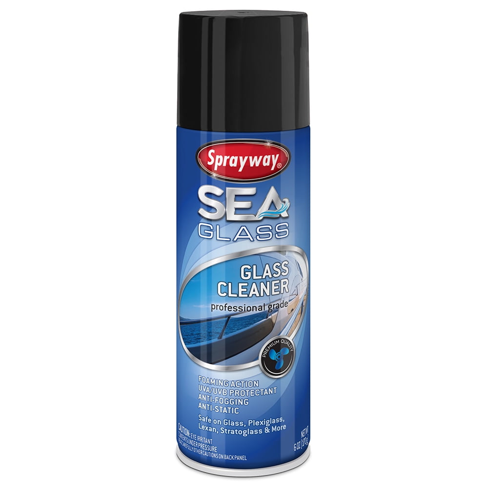 SPRAYWAY SEA GLASS CLEAR VINYL CLEANER & POLISH F/ISINGLASS | Walmart