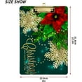 thumbnail image 3 of FMSHPON Christmas Snowflake Holly Flower Clipboard Hardboard Wood Nursing Clip Board and Pull for Standard A4 Letter 13x9 inches, 3 of 5