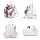thumbnail image 3 of Mochila atractiva para mujer | Mochila impermeable de piel sintética con colgante de oso y borlas | Bolso antirrobo | Bolso de hombro ligero para viajes, compras, escuela, trabajo y vida diaria, 3 of 5